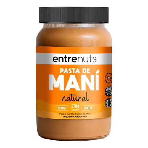mantequilla de mani 480 grs, entrenuts