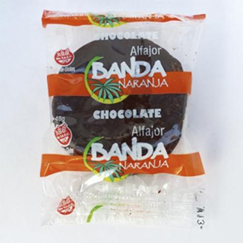 alfajores sin tacc, banda naranja