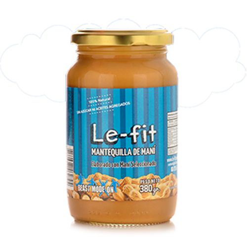 mantequilla de maní 400 gs, le fit